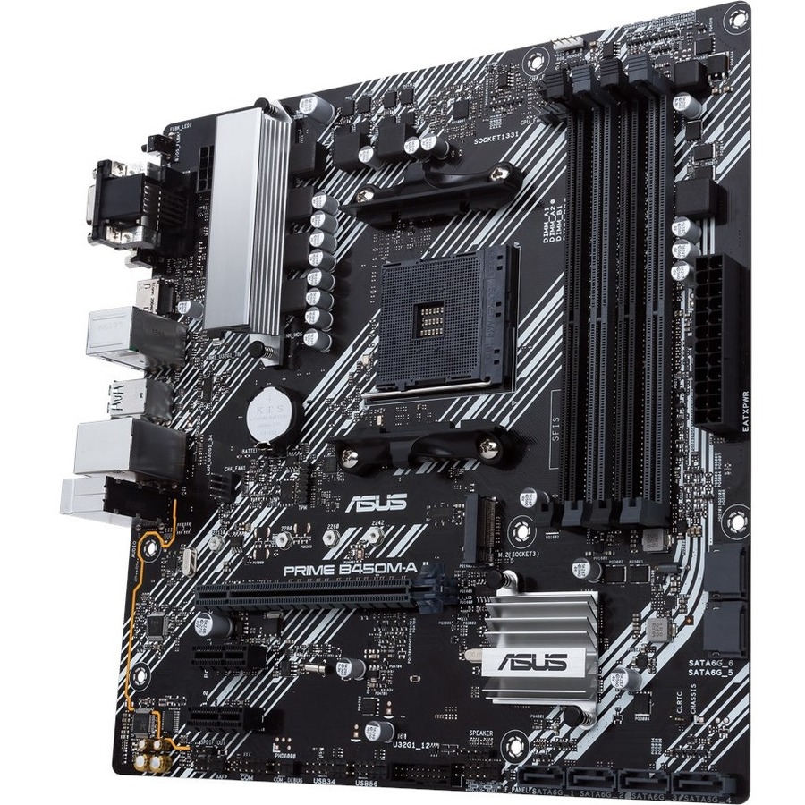 Asus Prime B450M-A II Desktop Motherboard - AMD B450 Chipset