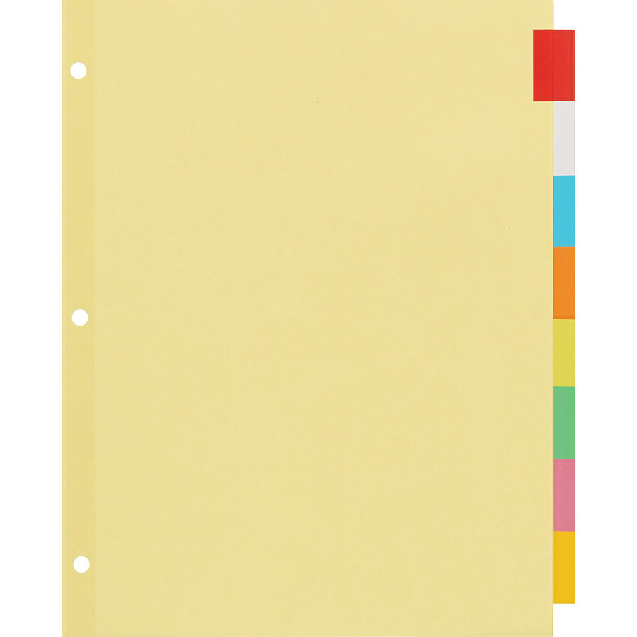 thumbnail image 2 of Avery® Big Tab Extra-Wide Insertable Dividers - 8 Blank Tab(s) - 8 Tab 2 of 13