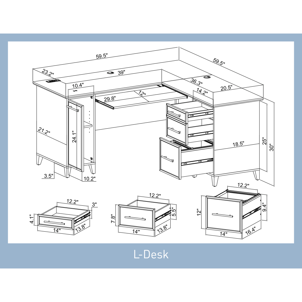 Koru Computer Desk Koru 60