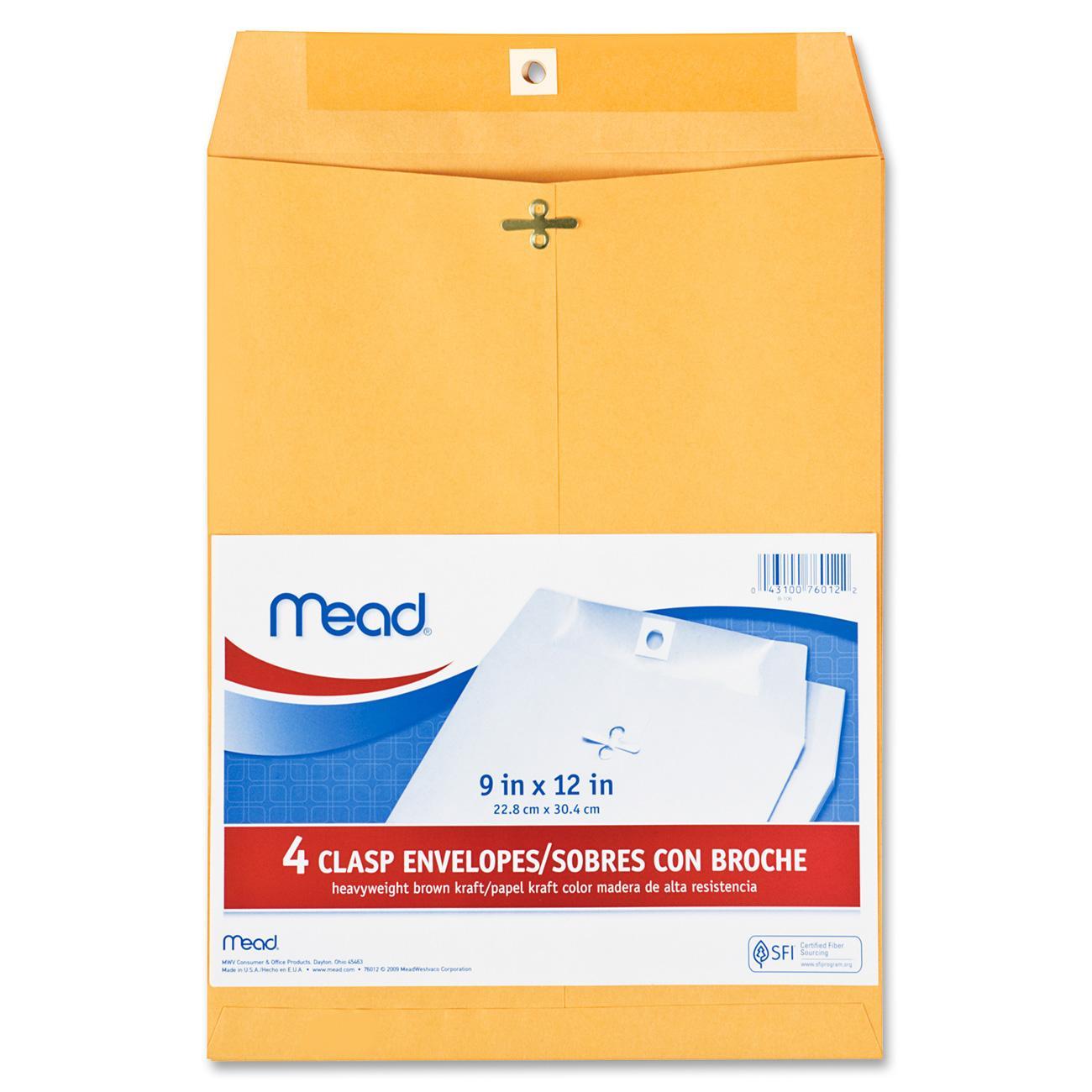 Mead 9" x 12" Clasp Envelopes MEA76012