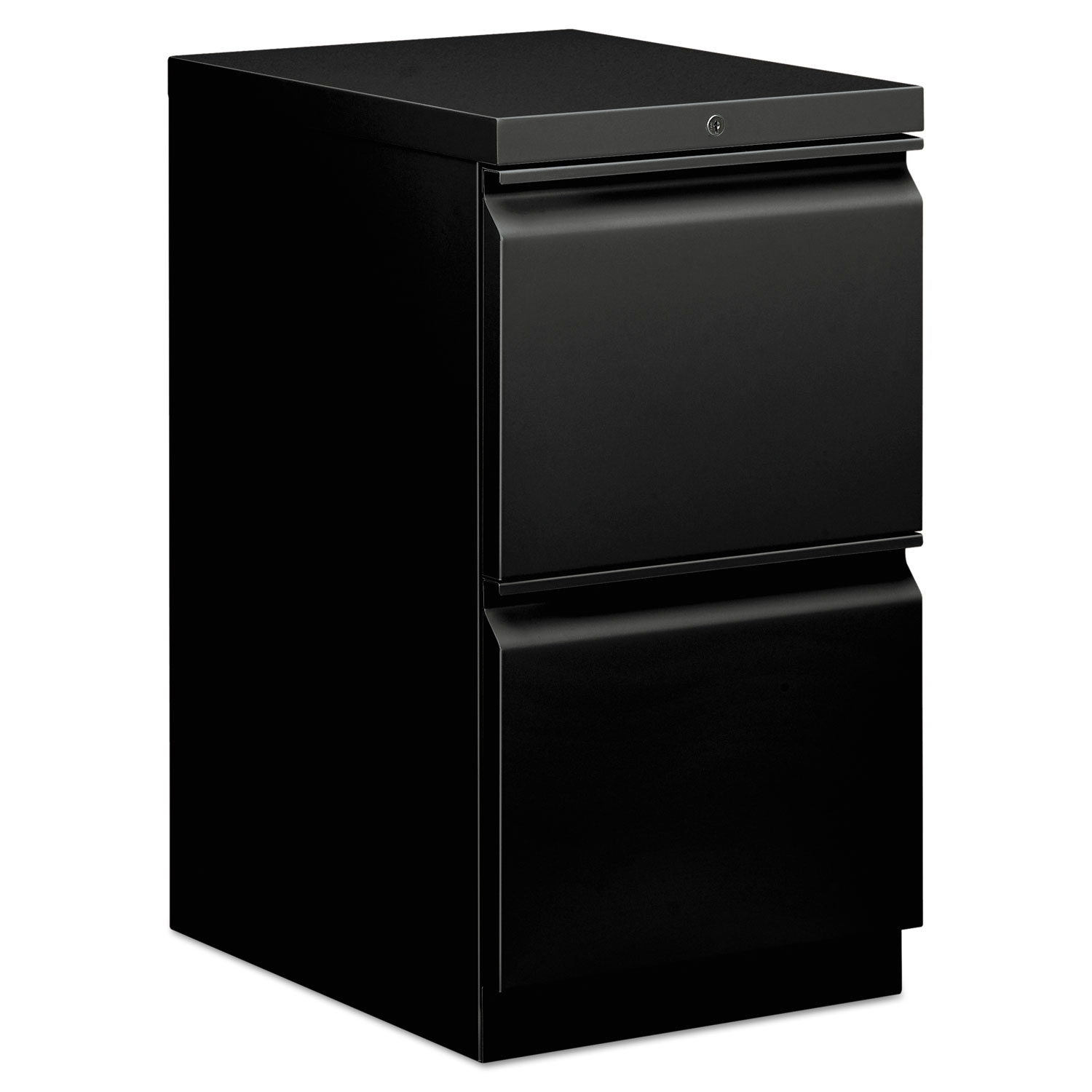 HON Mobile File/File Pedestal, 15w x 20d x 28h, Black