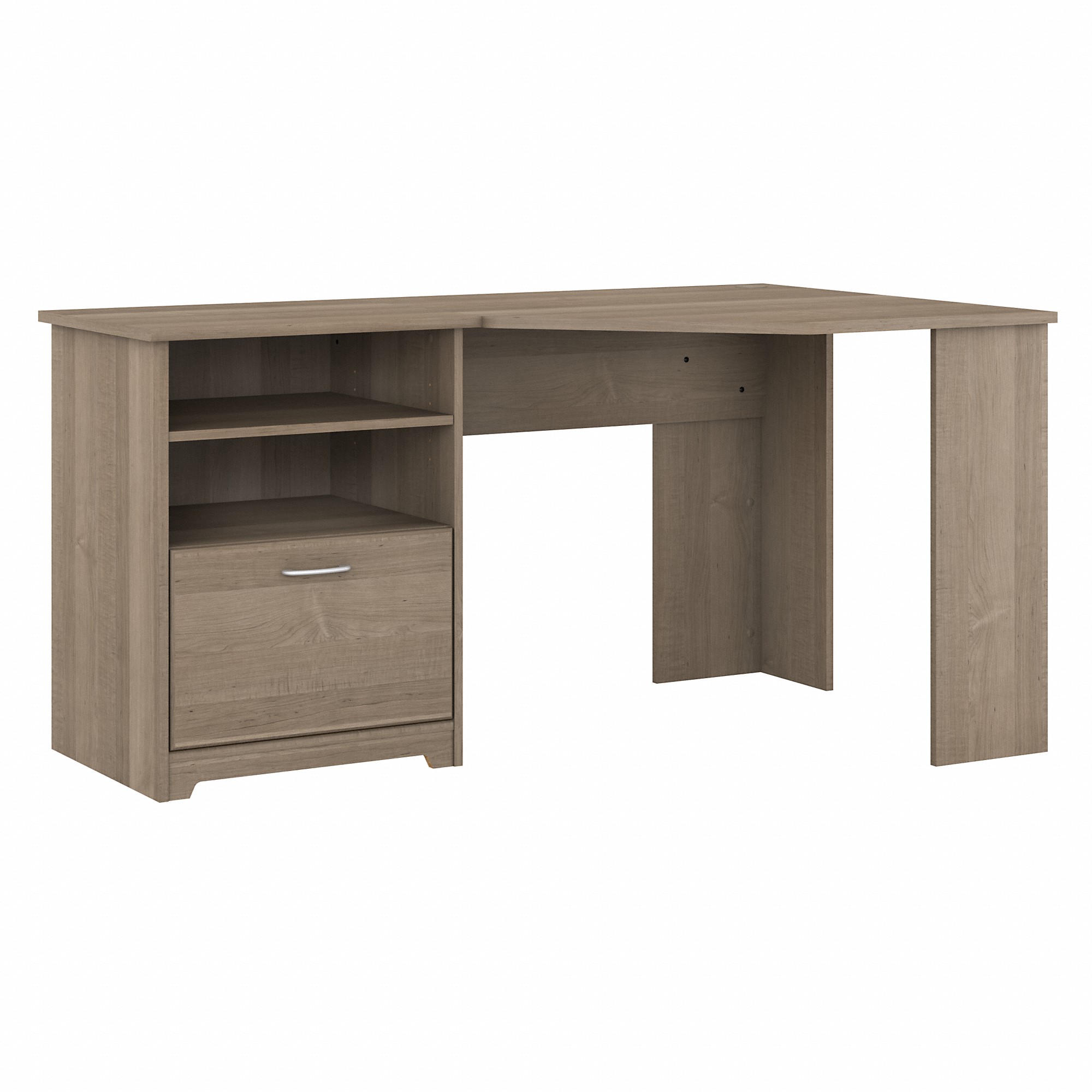 Corner desk with storage corner computer desk with drawers and open