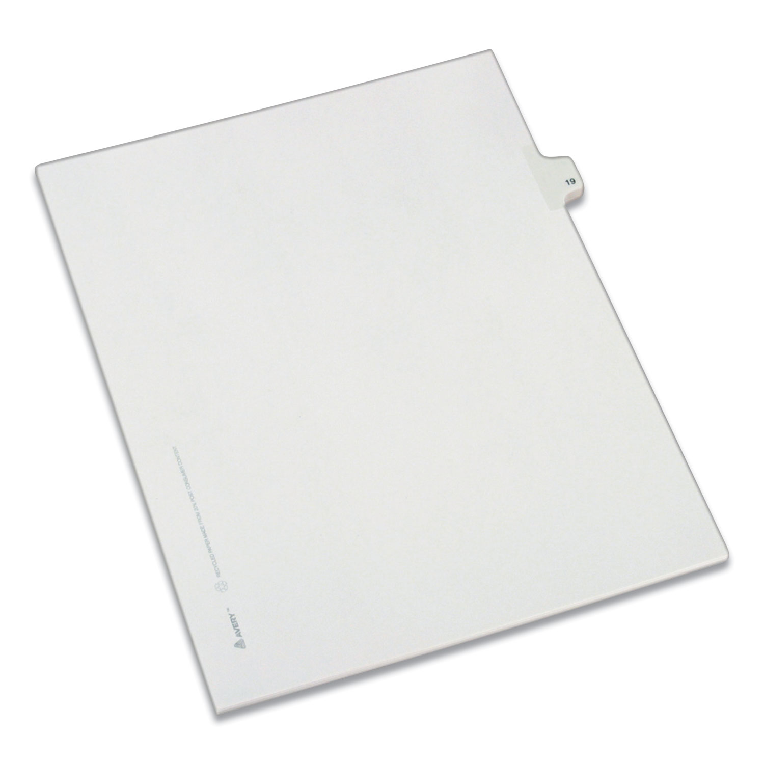 25 Page Protectors Avery Collated Legal Dividers