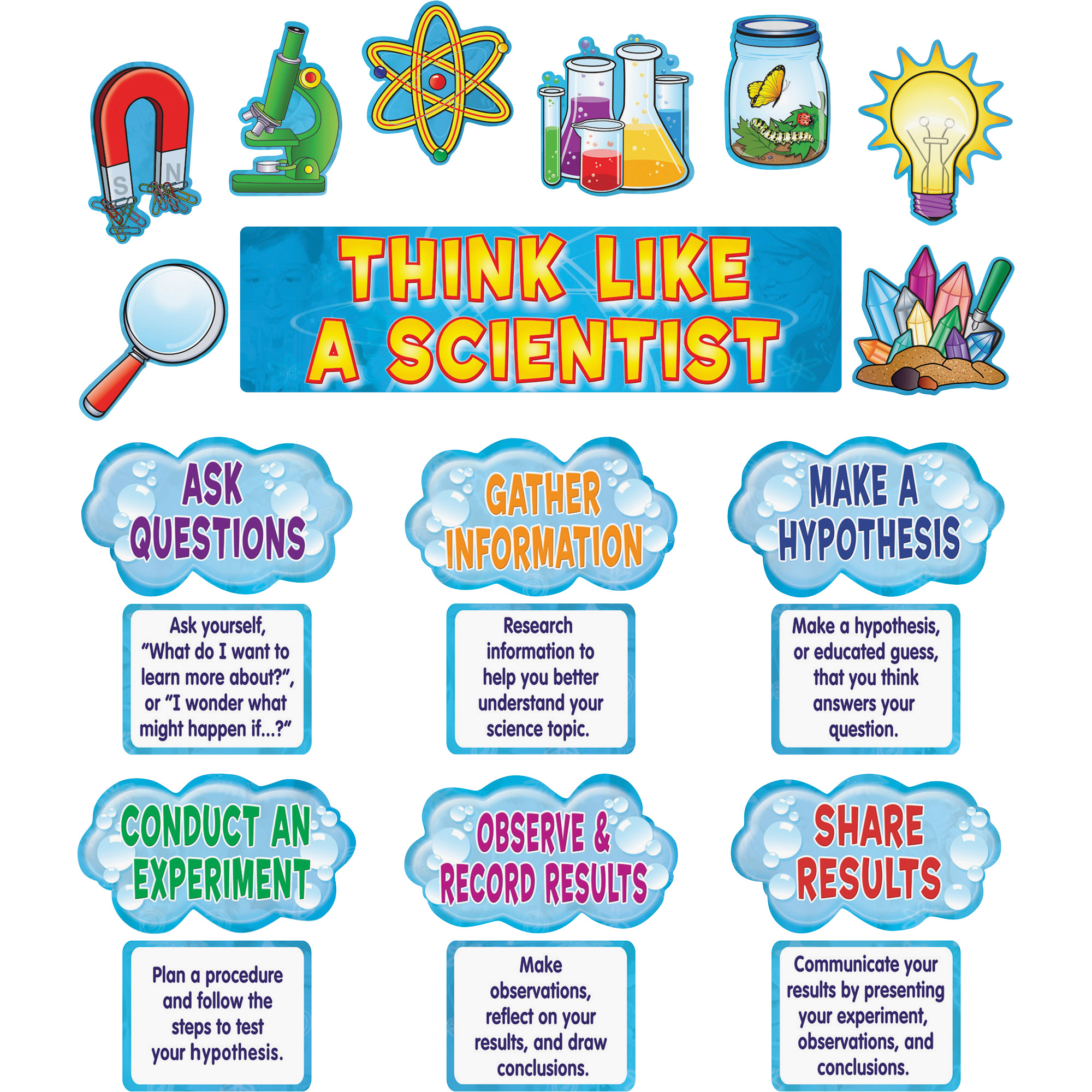 Teacher Created Resources Scientific Mini Bulletin Board Set ...