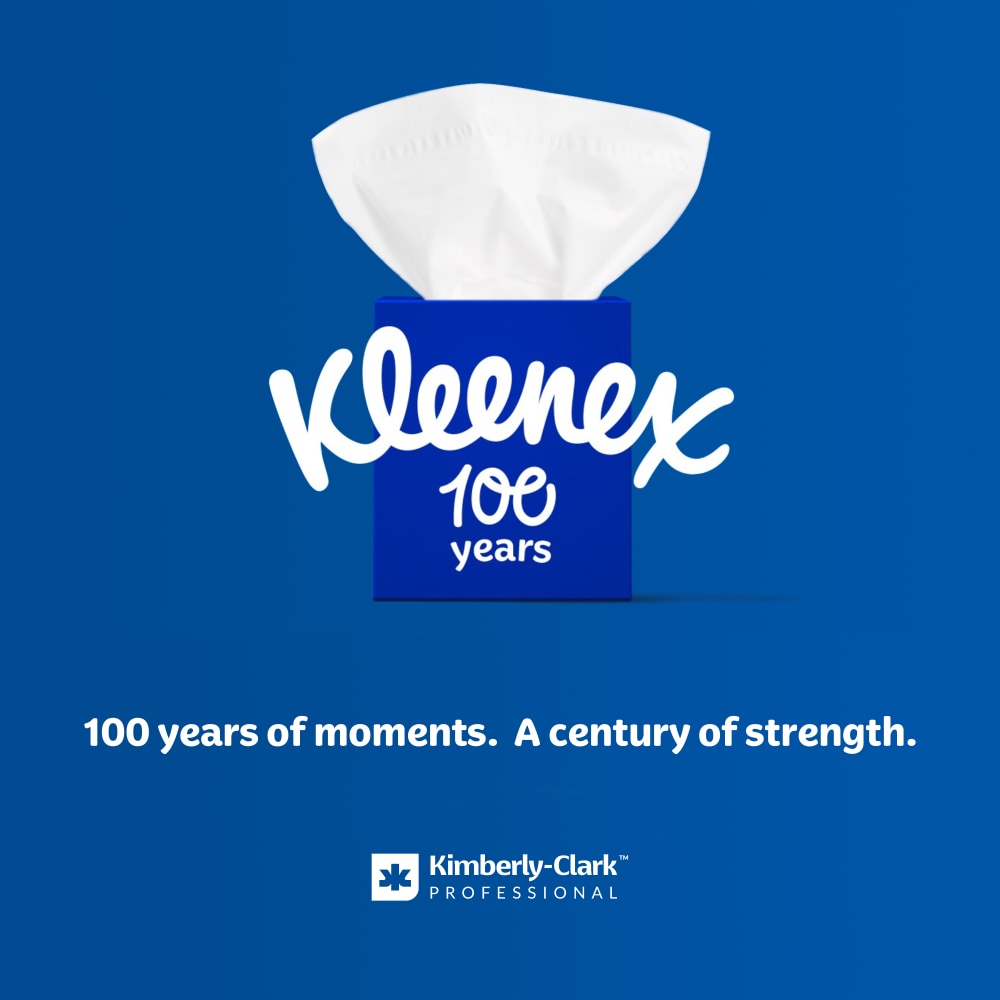 Kleenex Professional Facial Tissue, Upright Facial Tissue Cube Boxes ...