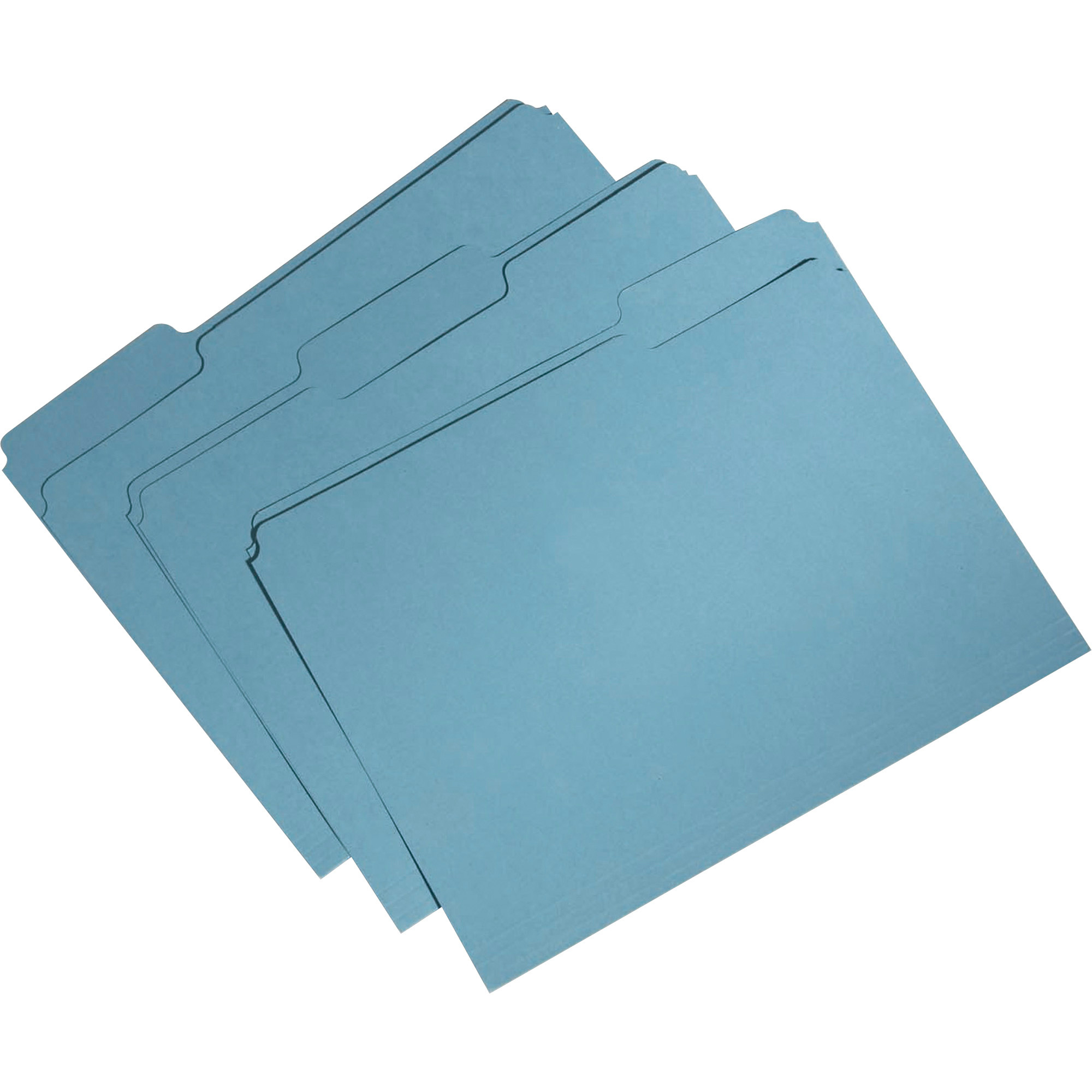 Skilcraft Recycled Blue Colored File Folders