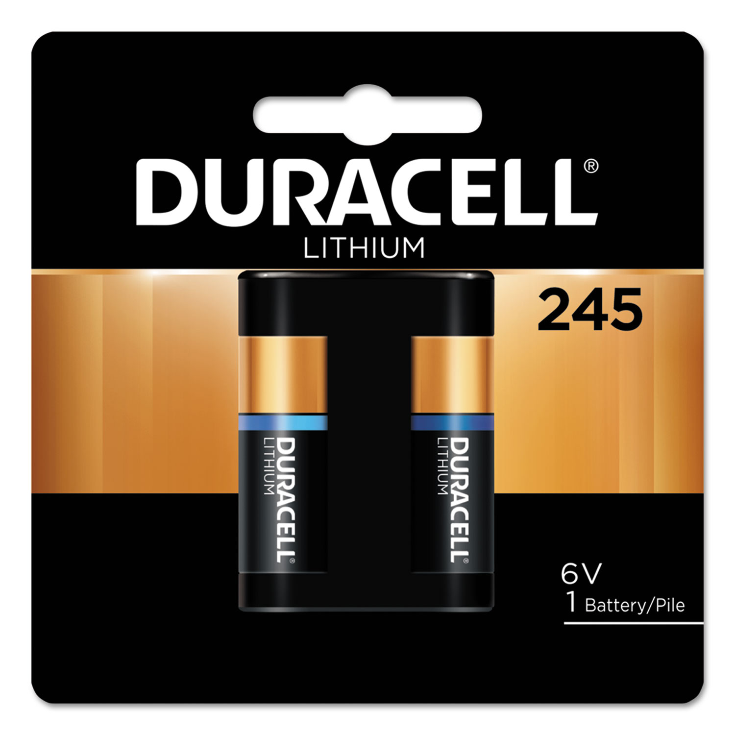 Duracell Specialty HighPower Lithium Battery, 245, 6V