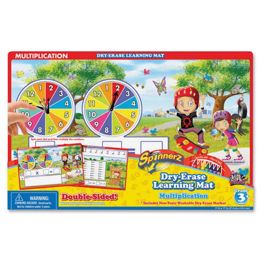 The Board Dudes SpinnerZ Dry-Erase Learning Mat
