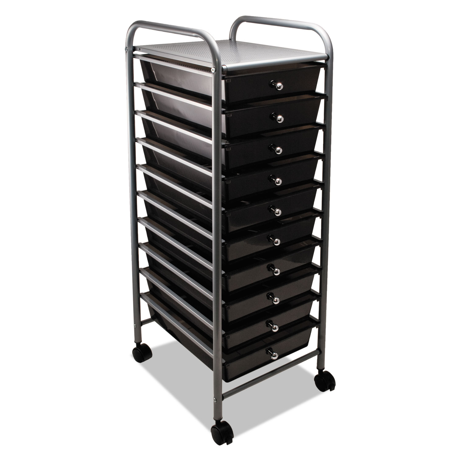 Advantus 10-Drawer Mobile Organizer Cart