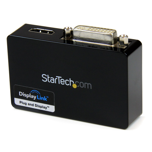 StarTech.com USB 3.0 to HDMI? and DVI Dual Monitor External Video Card Adapter StarTech.com USB 3.0 to HDMI? and DVI Dual Monitor External Video Card Adapter