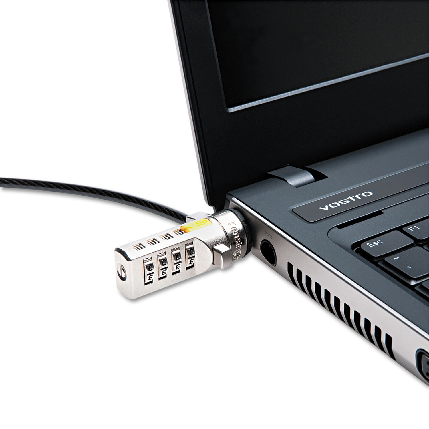 Kensington Combination Laptop Lock, 6ft Carbon Strengthened Steel Cable Kensington Combination Laptop Lock, 6ft Carbon Strengthened Steel Cable