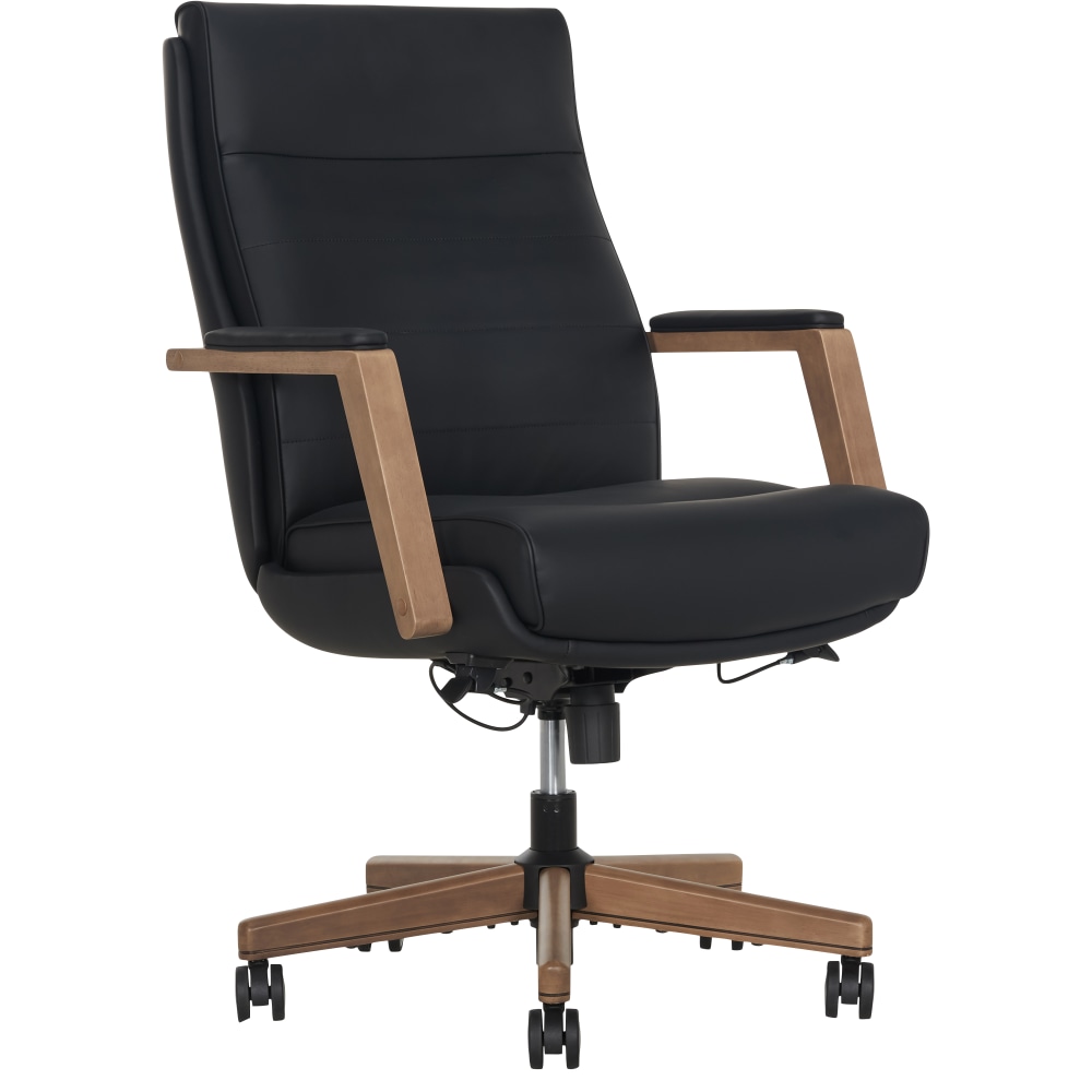 Thomasville Fendley Ergonomic Vegan Leather Mid-Back Office Chair
