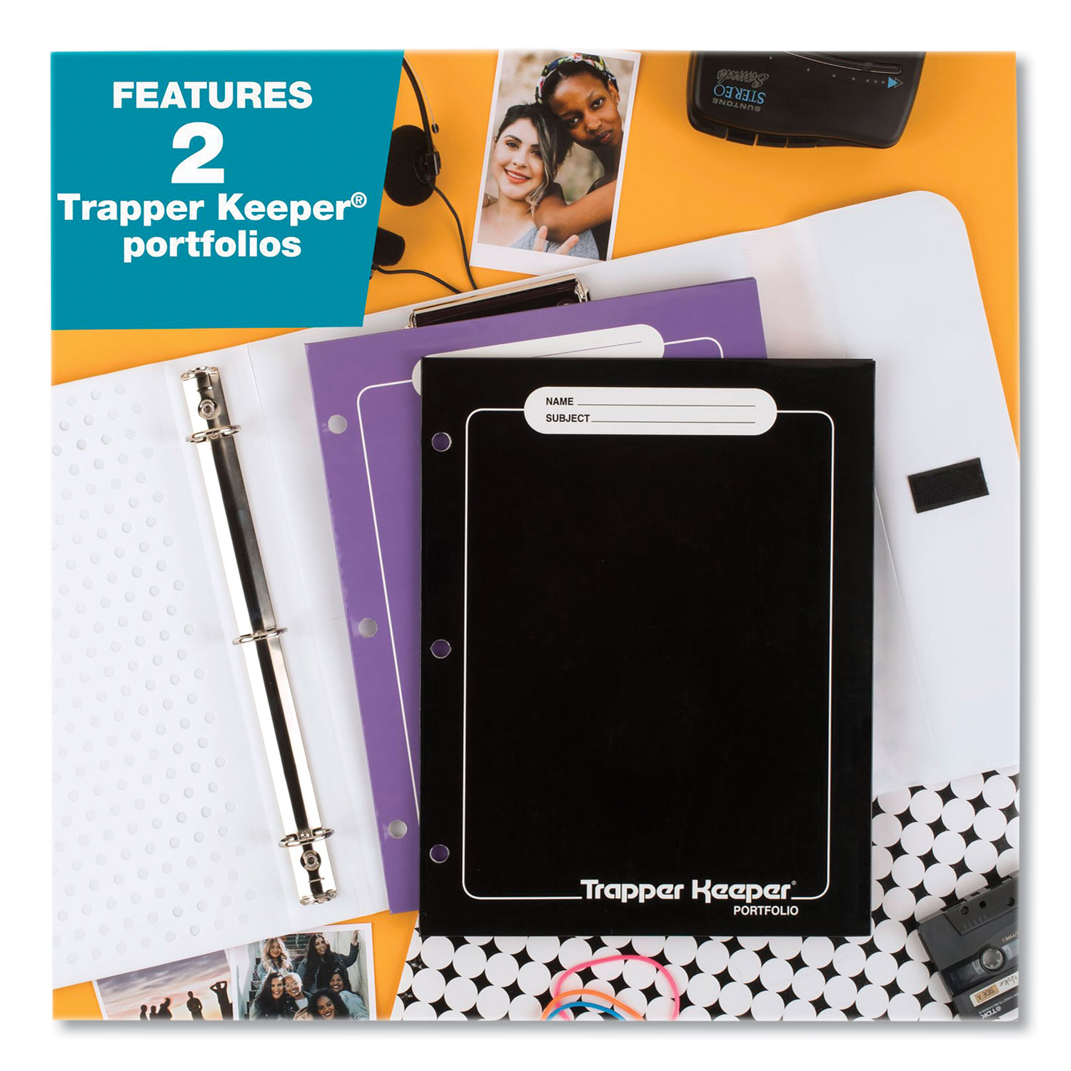 Mead Trapper Keeper 3-Ring Pocket Binder, 1