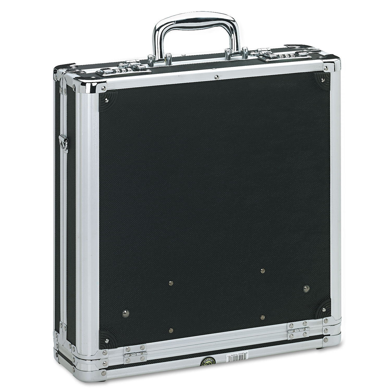 Vaultz Locking CD/DVD Binder Case, 200-Disc Capacity, Black