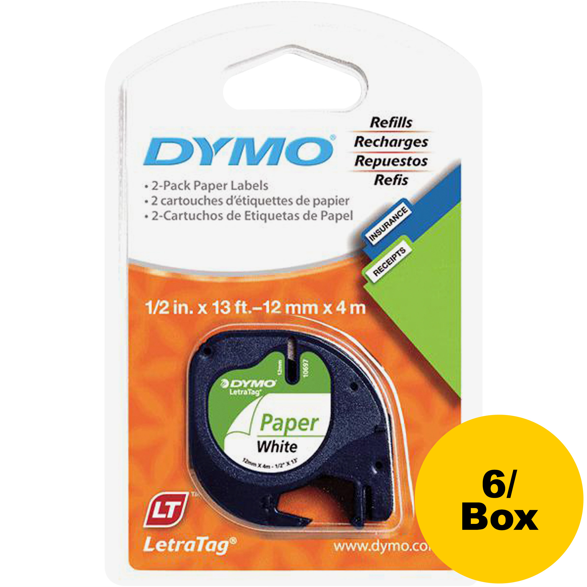 Dymo LetraTag Electronic Labelmaker Tape