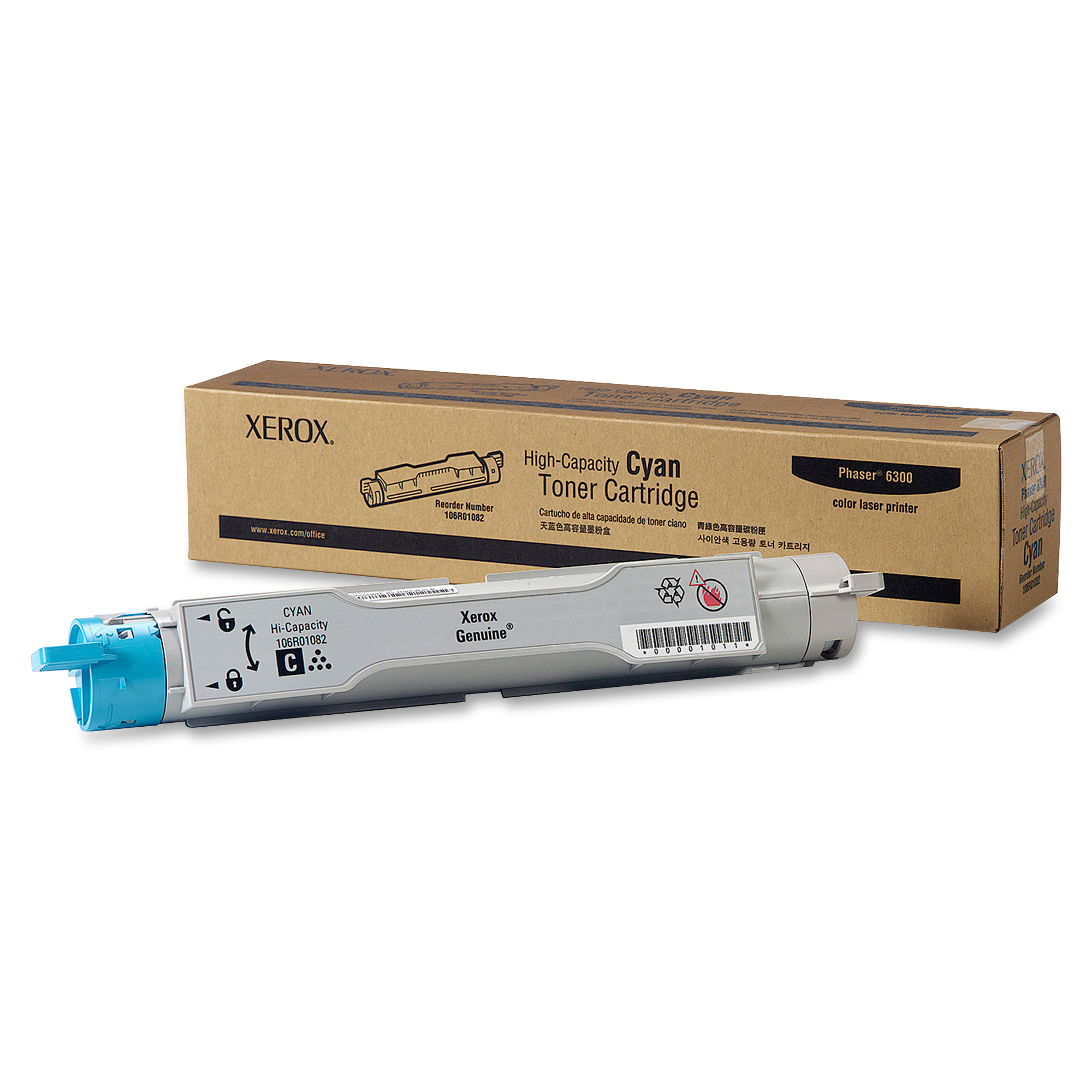 Xerox 106R01082 Cyan High Yield Toner Cartridge