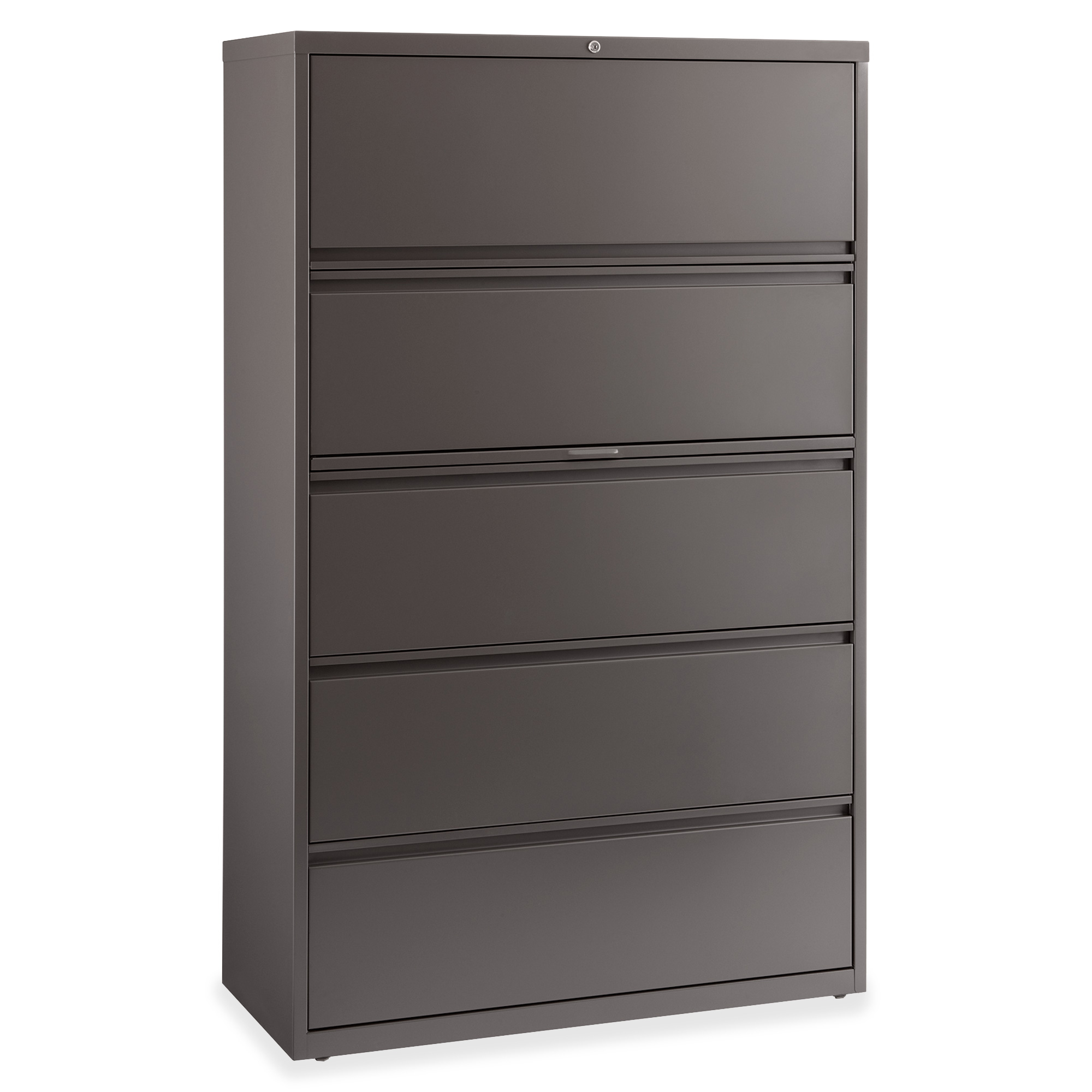 Lorell Fortress Series 5 Drawer Lateral File Cabinet Letter Legal