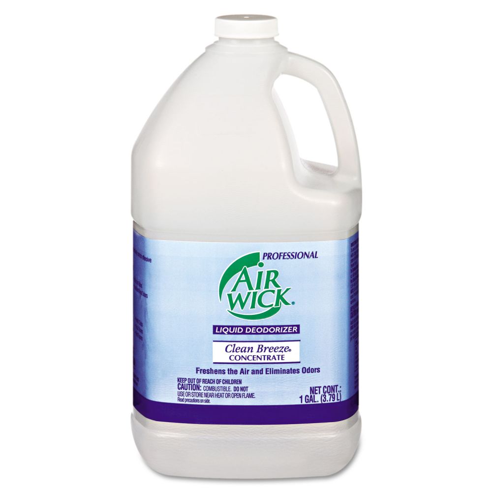 Professional Air Wick Liquid Deodorizer, Clean Breeze, 1 gal