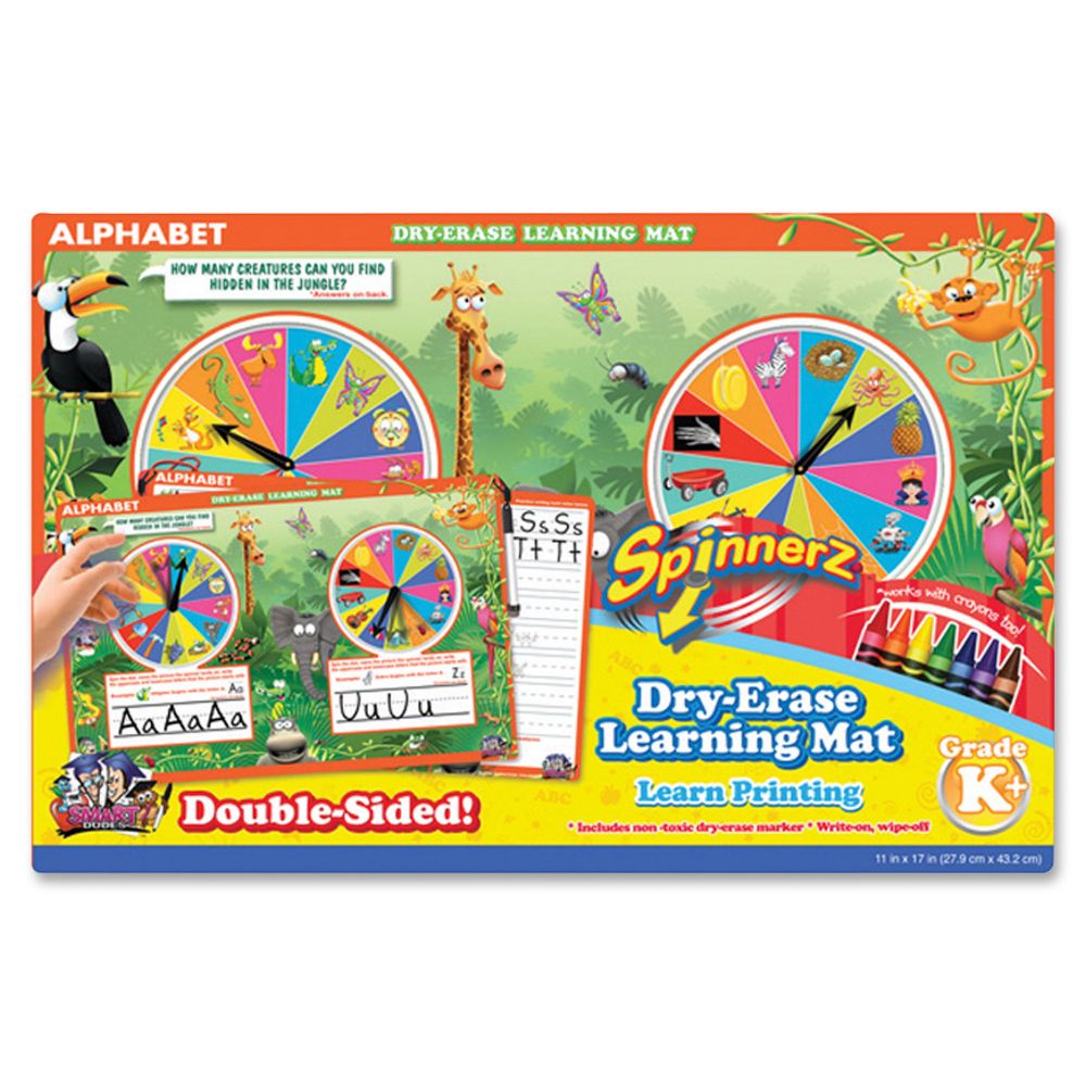 The Board Dudes SpinnerZ Dry-Erase Learning Mat
