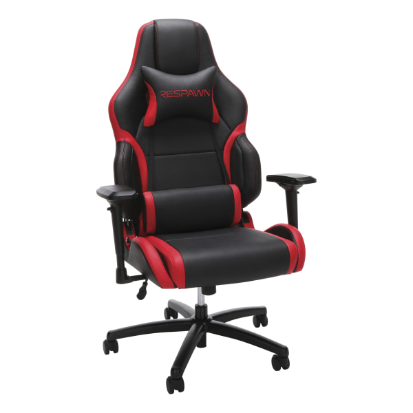 Respawn 400 RacingStyle Big And Tall Bonded Leather Gaming Chair, Red/Black