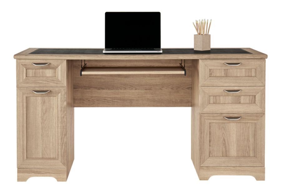 Realspace Magellan 59 W Manager S Desk Blonde Ash Officesupply Com