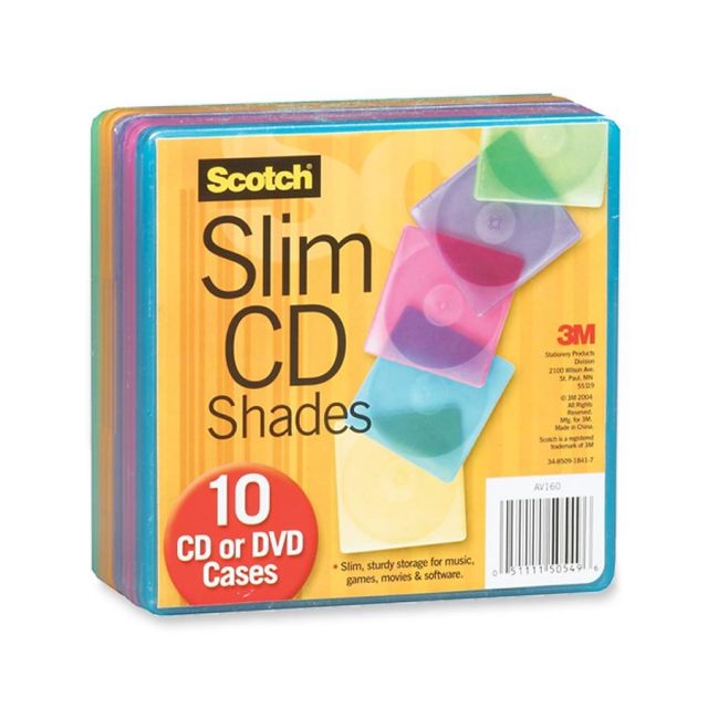 Scotch Slim CD/DVD Shade - MMMAV160 | OfficeSupply.com