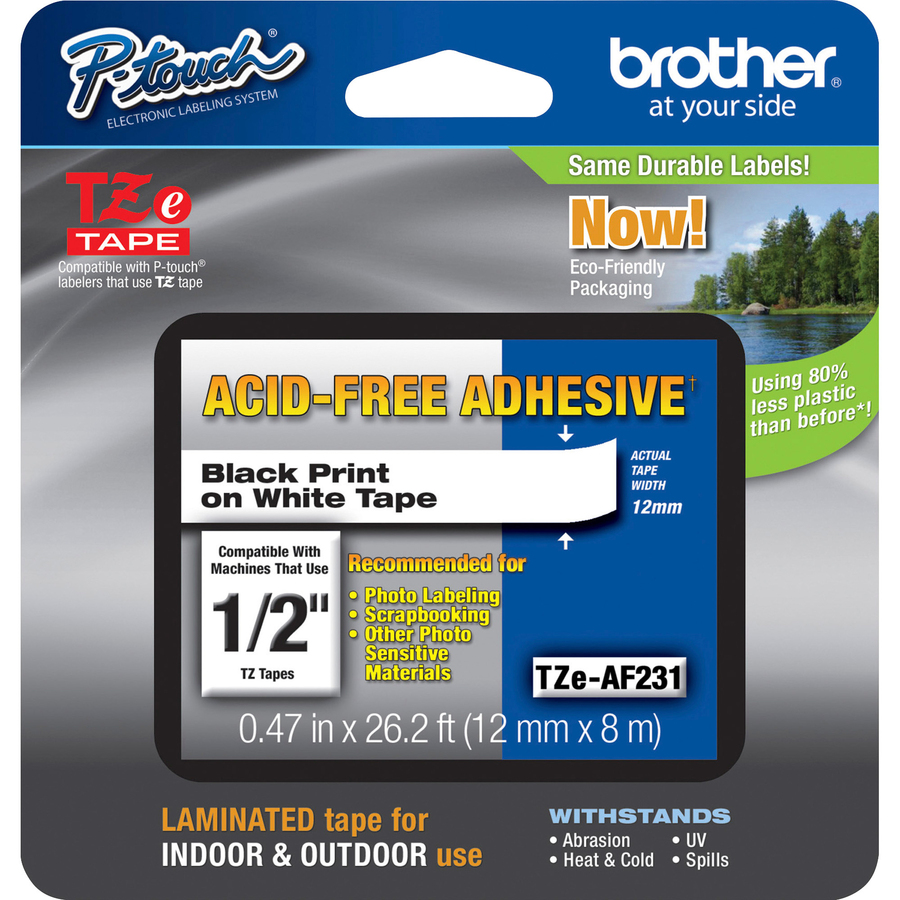 Brother TZe Adhesive Label Tape Cartridge