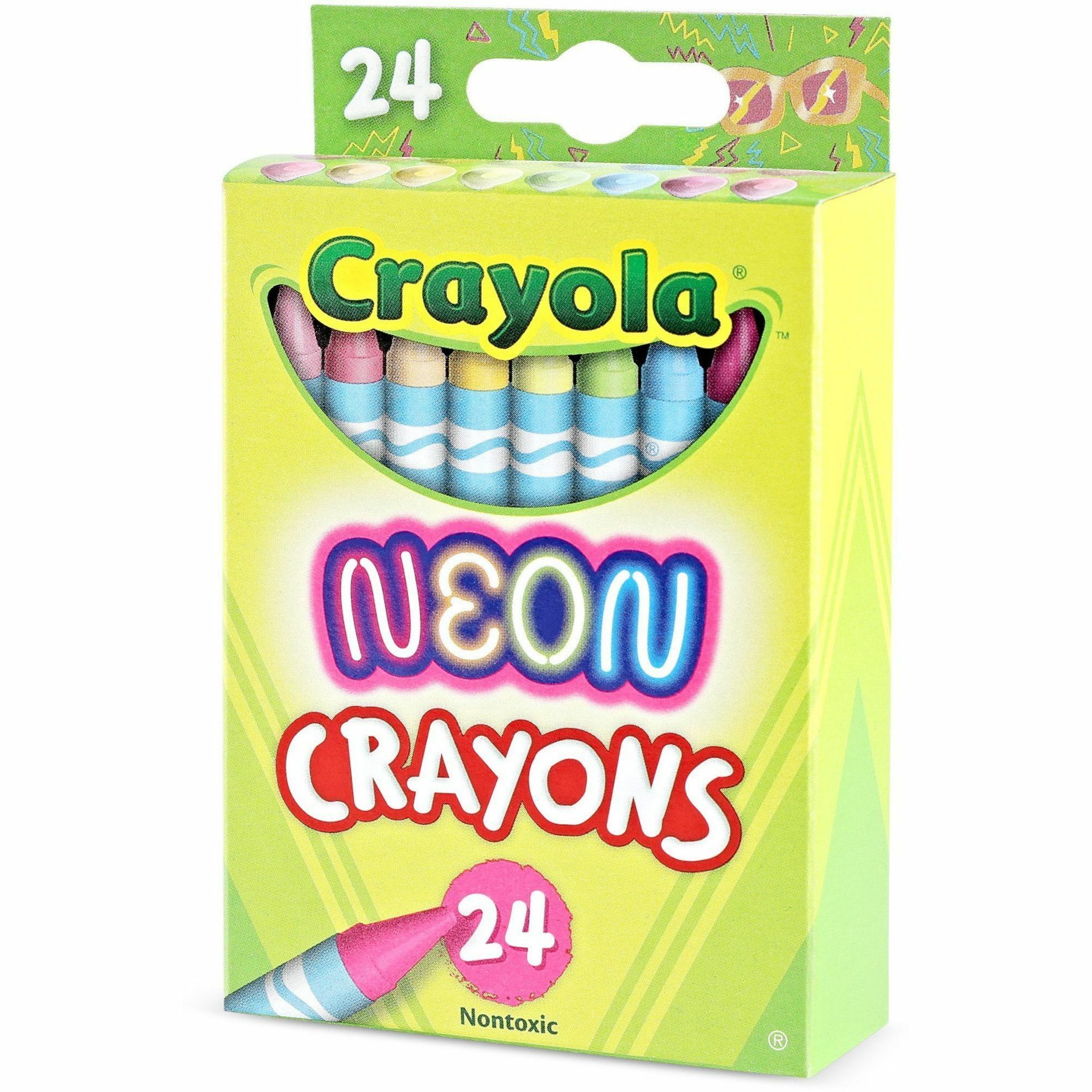 Crayola Neon Crayons - CYO523410 | OfficeSupply.com