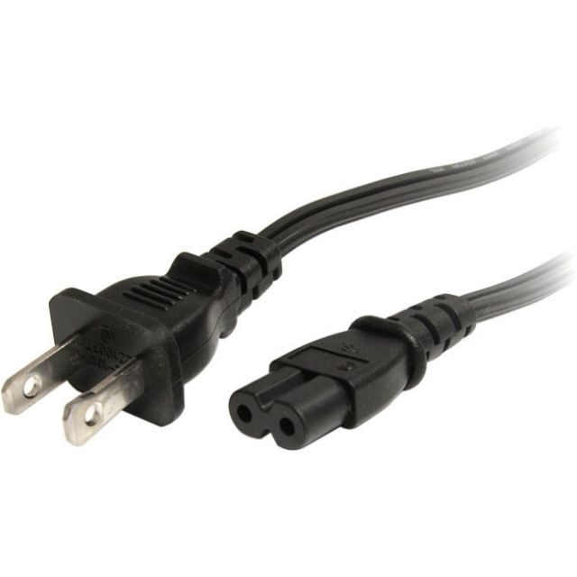 StarTech.com 10 ft Standard Laptop Power Cord - NEMA 1-15P to C7 StarTech.com 10 ft Standard Laptop Power Cord - NEMA 1-15P to C7