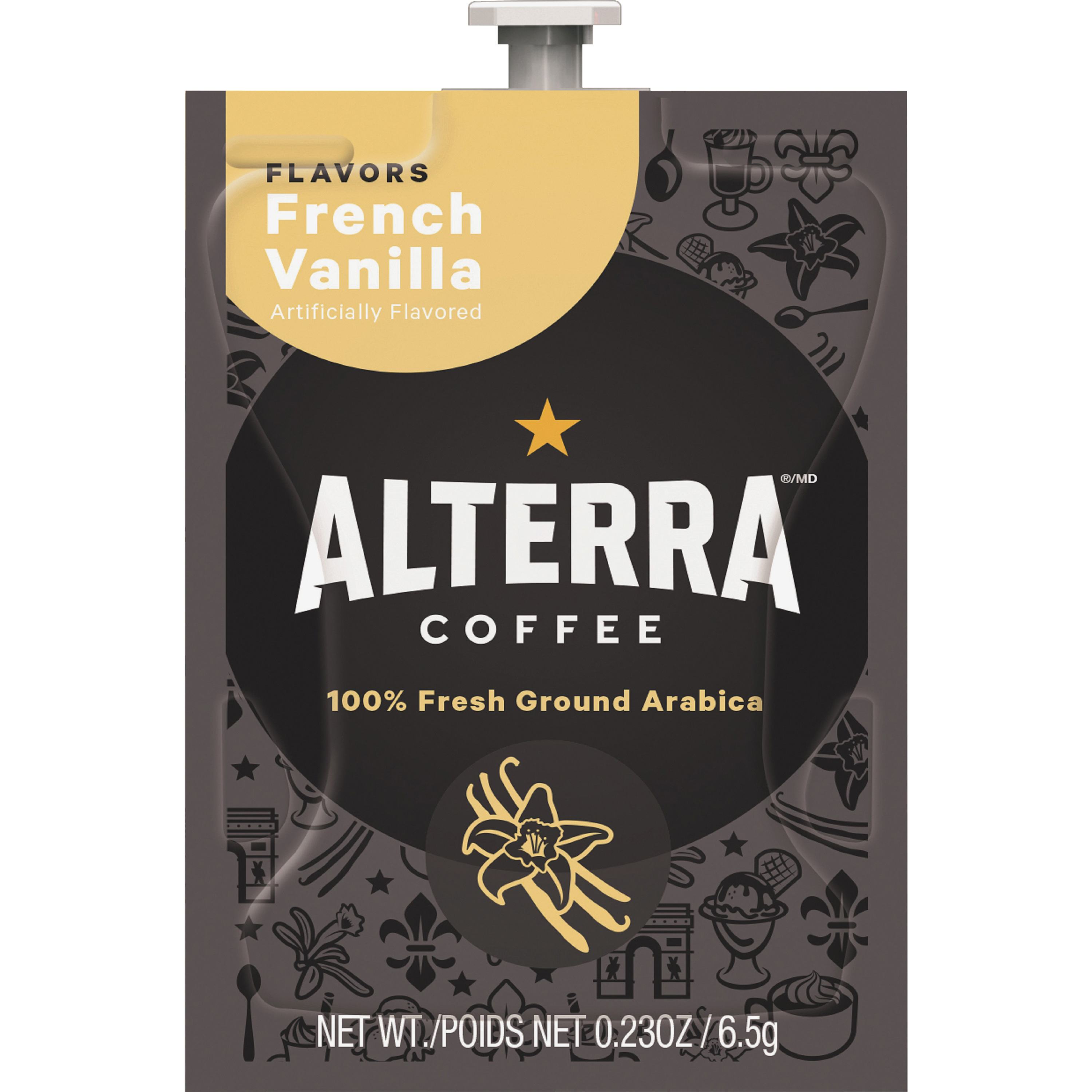Alterra French Vanilla Flavored Coffee Freshpacks, Medium Roast, Each