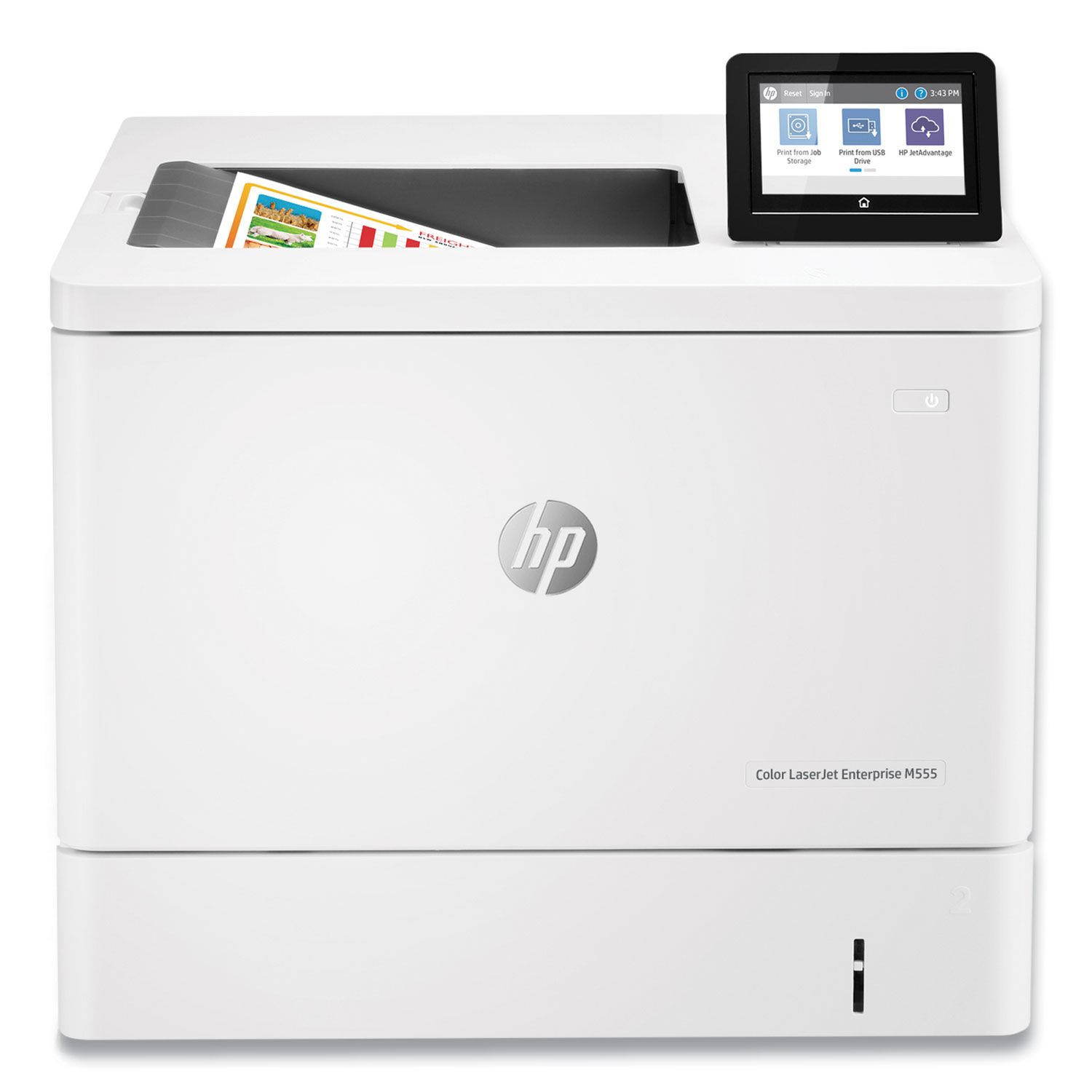 HP LaserJet Enterprise M555dn Laser Printer | OfficeSupply.com