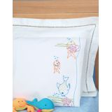 Janlynn Stamped Cross Stitch Quilt Blocks 6/Pkg Hummingbird Design 18x18