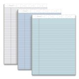 TOPS Prism + Colored Writing Pads, Wide/Legal Rule, (50) Assorted Pastel Color 8.5 x 11 Sheets, 6/Pack TOP63116
