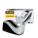 SKILCRAFT Retractable Blade Tape Dispenser (Pack Of 6) - Pistol Grip, For 2" Core Tape, Meets OSHA