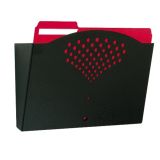 Storex 3-Section Wall File Organizer - Letter Size Clear Wall Pocket For Home Or Office