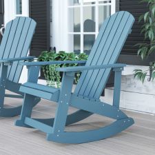 Savannah Commercial Grade All-Weather Poly Resin Wood Adirondack ...