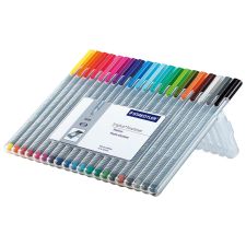 Staedtler 334 Triplus Fineliner Superfine Point Pens 0.3mm Assorted