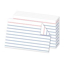 Double Sided Index Cards, 4" x 6", White, Pack Of 100 | OfficeSupply.com Double Sided Index Cards, 4" x 6", White, Pack Of 100 | OfficeSupply.com