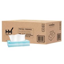 Firstmark Tissue Paper Highmark 2-Ply Facial Tissue, Flat Box, White, 100 Tissues Per Box ...