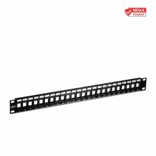 TRENDnet 24-Port Patch Panel Geschirmt – 1HE Rackmount Für Cat6A, Schützt Vor Störungen