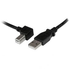 Cavo USB 2.0 Con Connettore B Angolato A Sinistra, 1 Metro, Nero, Per Stampanti E Scanner - 5