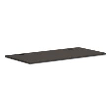 Rectangular Work Surface HON Mod Worksurface, Rectangular, 60w x 30d, Slate Teak | OfficeSupply.com