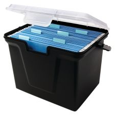 30% Recycled Portable File Box, 10 11/16