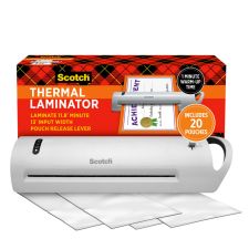 Scotch Thermal Laminator Combo Pack, 1 White ... - OfficeSupply.com