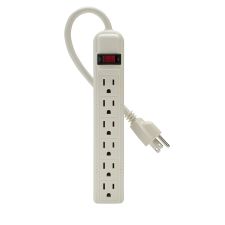 Belkin 6-Outlet Power Strip - 3ft Cord - Straight Plug - On-Off Switch ...
