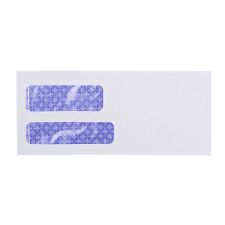 Office Window Flaps Universal Double Window Business Envelope, #9, Commercial Flap, Gummed ...