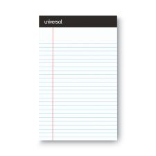 Pad Paper Ruld Universal Premium Ruled Writing Pads, Narrow Rule, 5