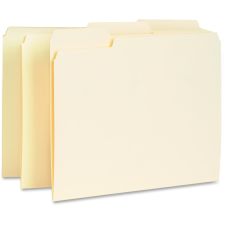 Business Source Manila Interior File Folders, Letter Size, Manila, Box ...