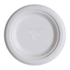 Highmark ECO Sugarcane Paper Plates, 6", White, Pack Of 50 ...