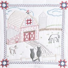 Jack Dempsey Top Per Trapunta Da Parete 91x91 Cm Con Stampe A Tema Matrimonio, Kit Per Quilting Fai Da Te, Istruzioni Incluse - 3